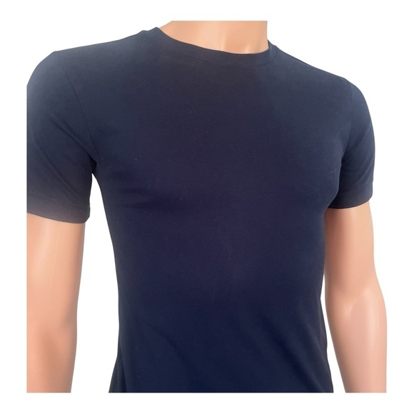 G George casual basic T-shirt Men  X Small navy blue round neck short sleeves - Picture 2 of 8